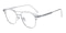 Randolph Crystal/Silver Aviator TR90 Eyeglasses