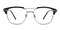 Randolph Mblack/Gunmetal Aviator TR90 Eyeglasses