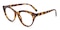 Amanda Tortoise Cat Eye TR90 Eyeglasses