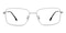 Sinclair Gunmetal Rectangle Titanium Eyeglasses