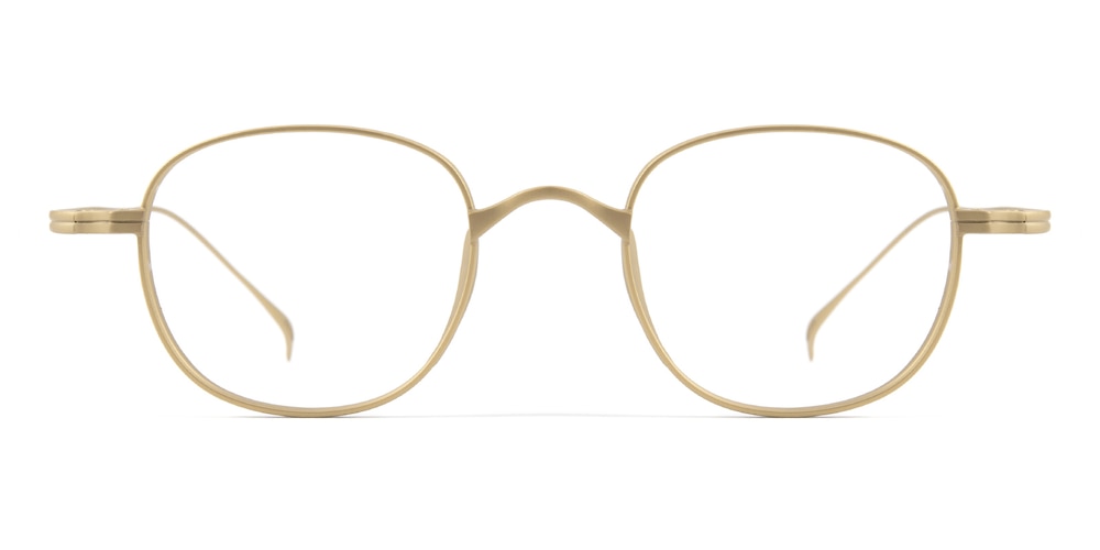 Ithaca Golden Round Titanium Eyeglasses