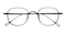 Ithaca Black Round Titanium Eyeglasses
