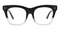 Felicity Black/Crystal Cat Eye Acetate Eyeglasses