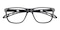Hattiesburg Mblack Rectangle TR90 Eyeglasses