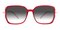 Lora Red/Rose Gold Rectangle TR90 Sunglasses