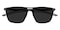 Ethan Black/Gray Aviator TR90 Sunglasses
