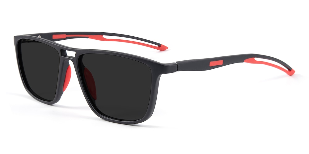 Ethan Mblack/Red Aviator TR90 Sunglasses