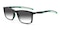 Geoffrey Mblack/Green Rectangle TR90 Sunglasses