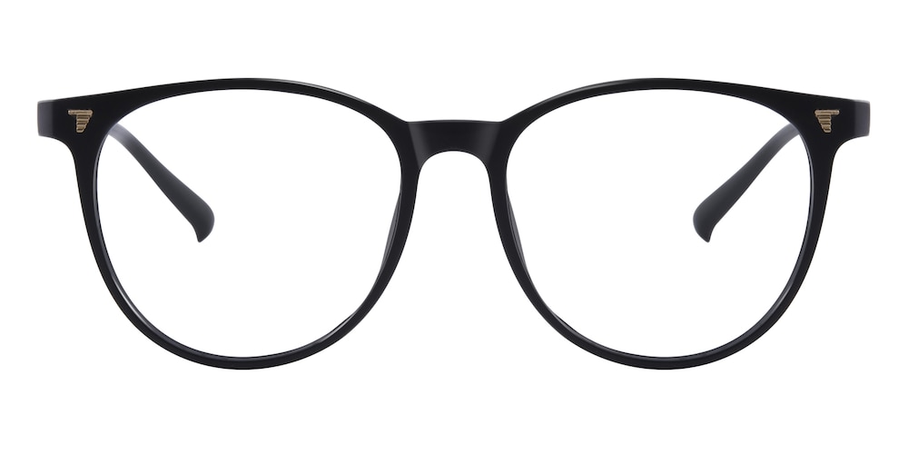 Fitchburg Black Round TR90 Eyeglasses