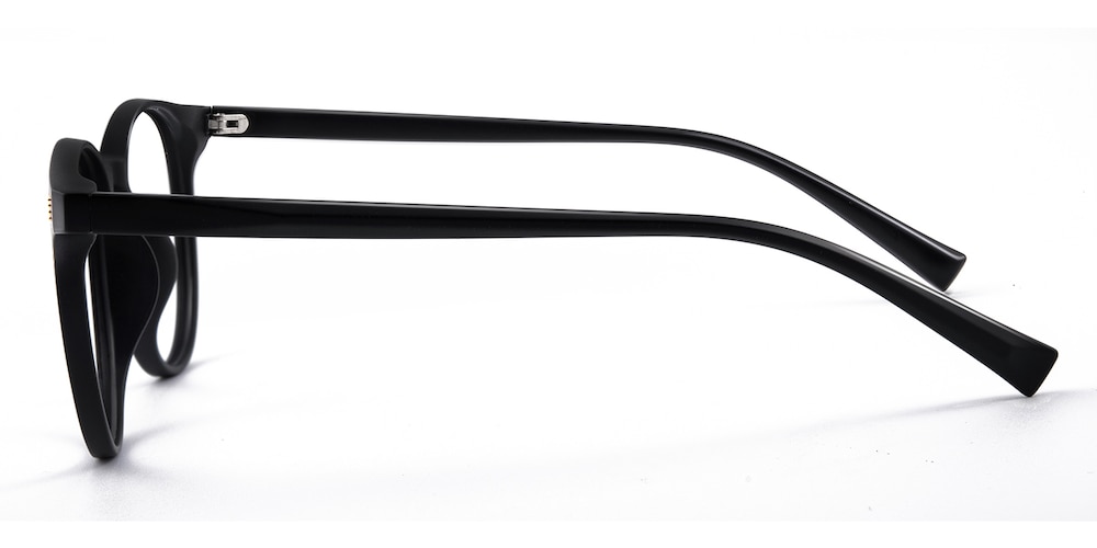 Fitchburg Black Round TR90 Eyeglasses