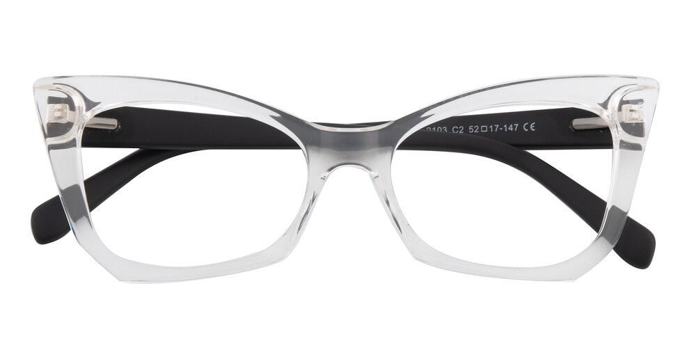 Susan Crystal/Black Cat Eye TR90 Eyeglasses