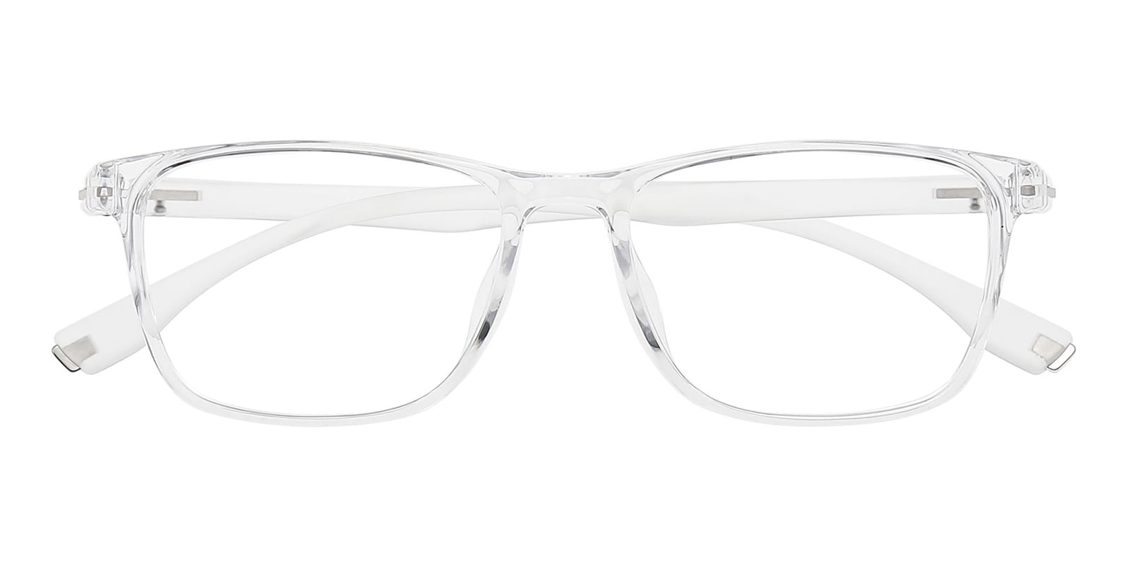 Rectangle Eyeglasses, Full Frame Crystal TR90 - FP2645