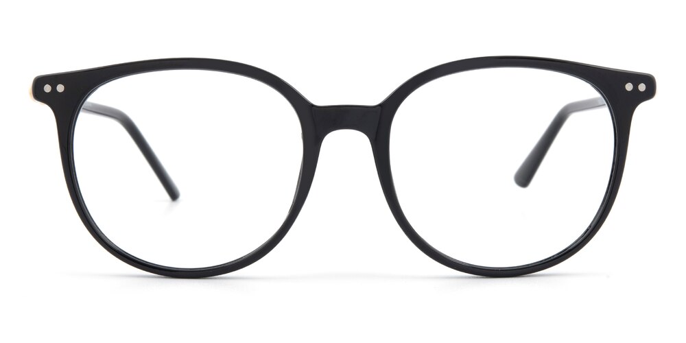 Regina Black Round TR90 Eyeglasses