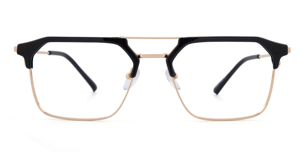 Nathan Black/Golden Aviator TR90 Eyeglasses