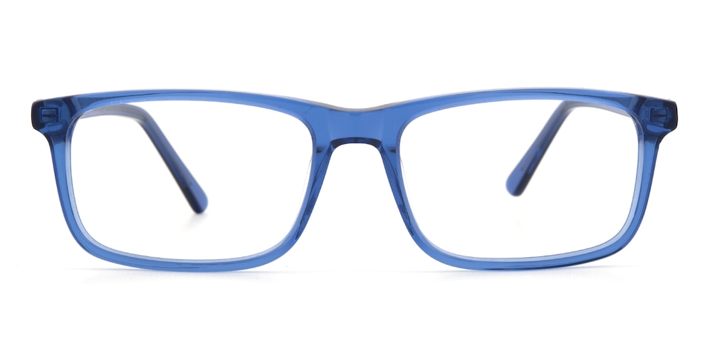 Sheridan Blue Rectangle Acetate Eyeglasses