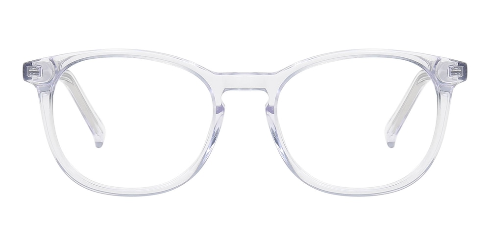 Salem Crystal Round Acetate Eyeglasses