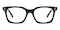 Placerville Black Rectangle Acetate Eyeglasses