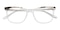 Hoyle Crystal/Black/White Cat Eye Acetate Eyeglasses