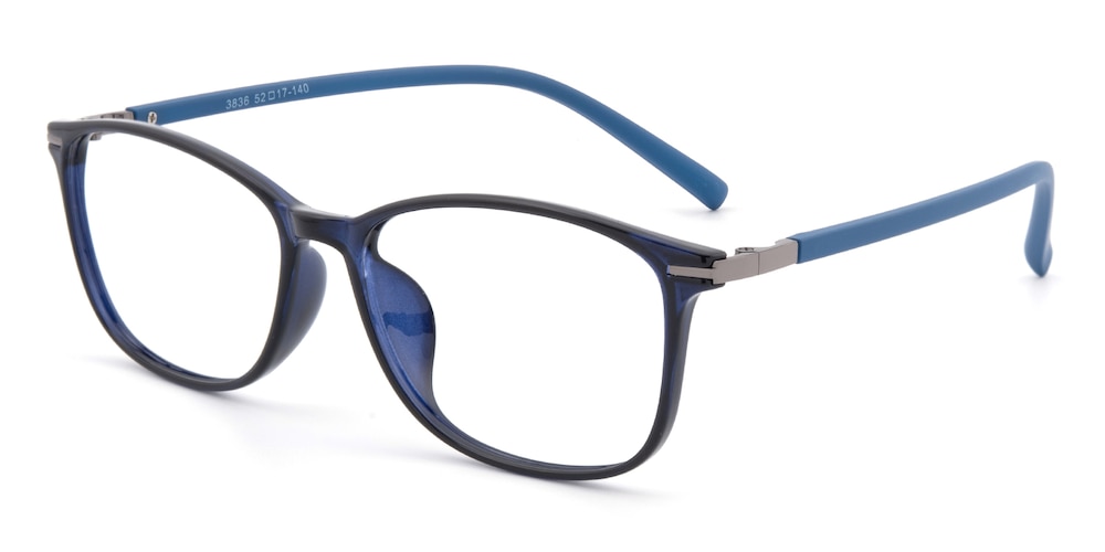 Watertown Blue Rectangle TR90 Eyeglasses