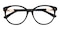 Marquette Black Oval Acetate Eyeglasses