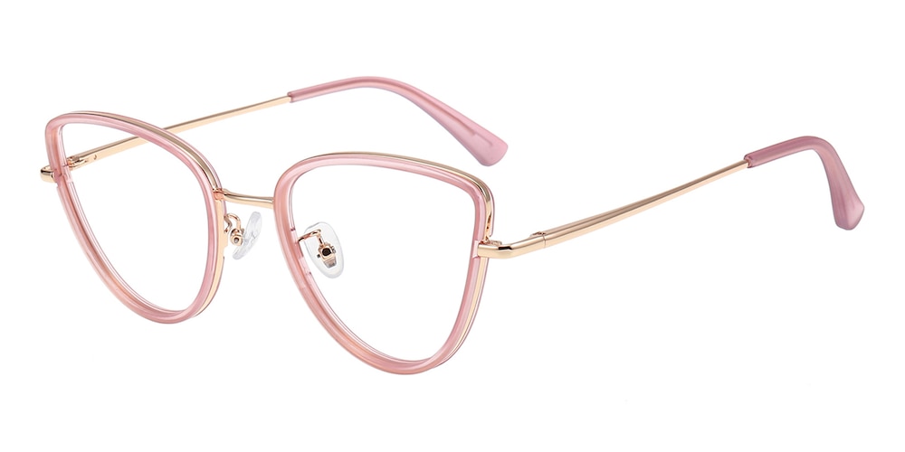 Penny Pink/Golden Cat Eye TR90 Eyeglasses