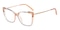 Martina Orange/Purple Cat Eye TR90 Eyeglasses