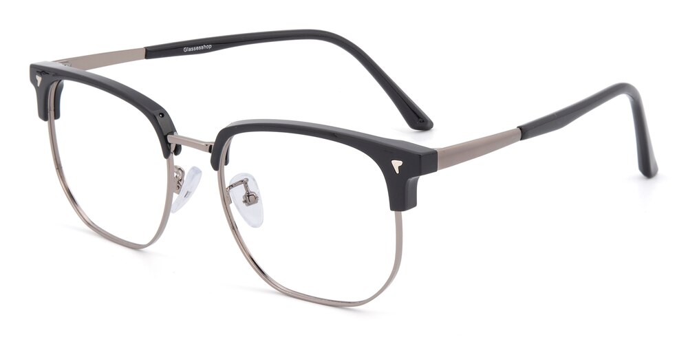 Arlington Black/Gunmetal Square TR90 Eyeglasses