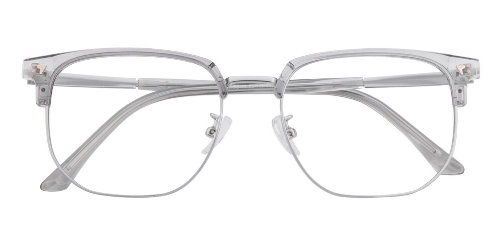 Arlington Gray/Silver Square TR90 Eyeglasses