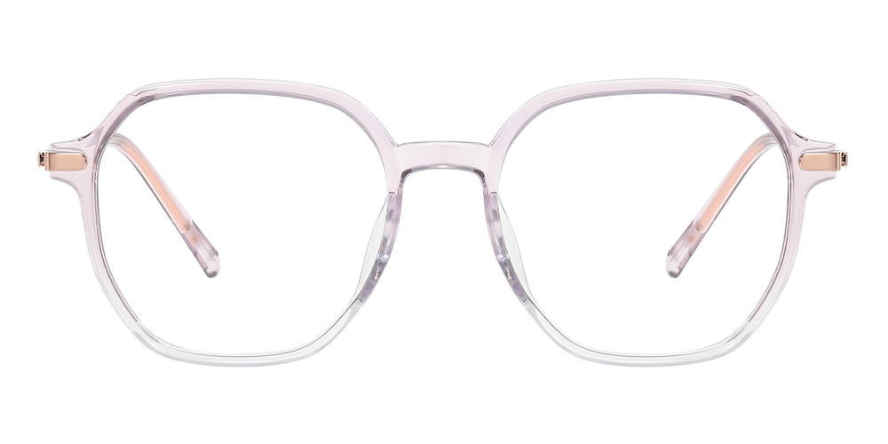 Harriet Purple/Crystal Polygon TR90 Eyeglasses