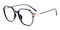 Harriet Black Polygon TR90 Eyeglasses