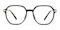 Harriet Black Polygon TR90 Eyeglasses
