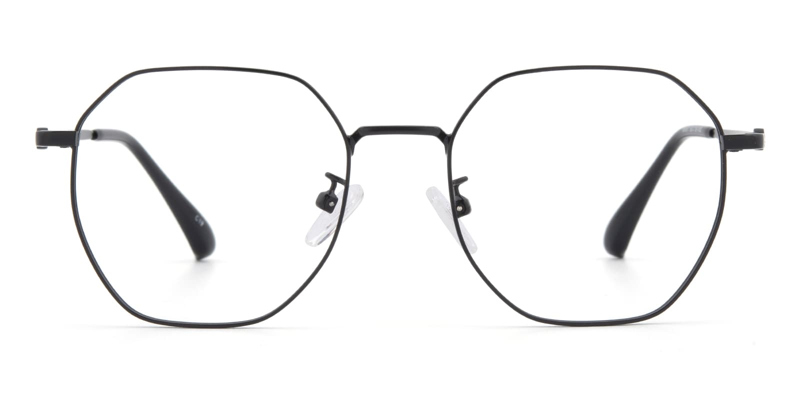 Letitia Polygon Silver Eyeglasses | Glassesshop
