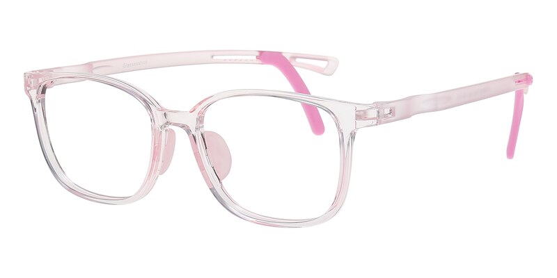 Uriah Light Pink Rectangle TR90 Eyeglasses