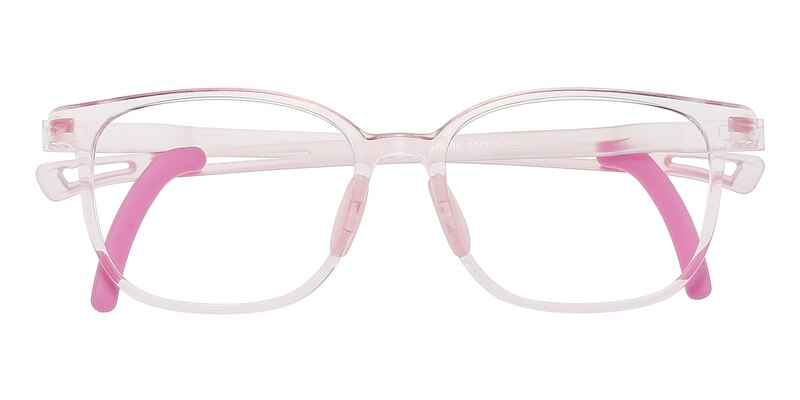 Uriah Light Pink Rectangle TR90 Eyeglasses