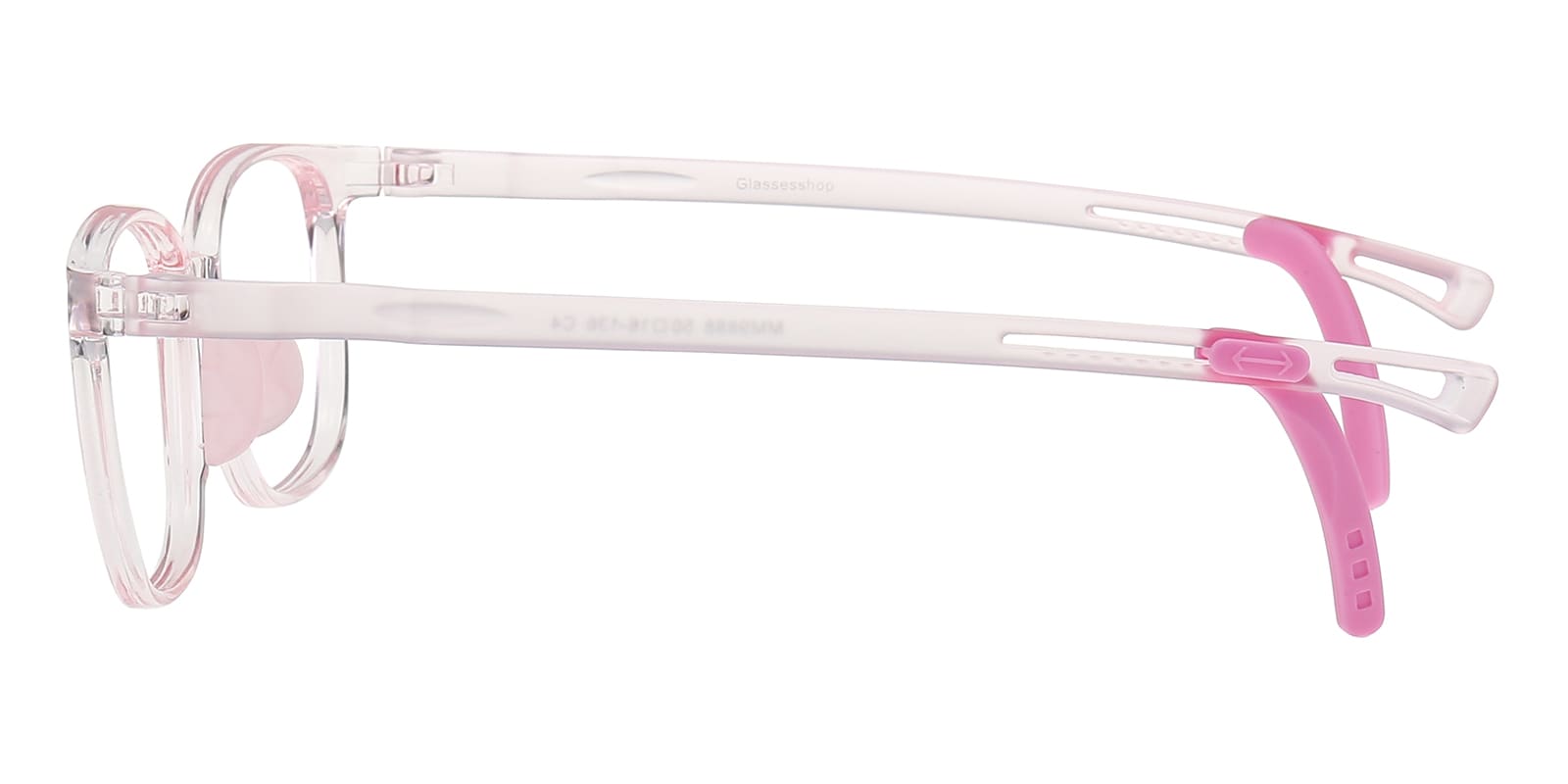 Uriah Rectangle Light Pink Eyeglasses | Glassesshop