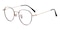Shreveport Tortoise/Golden Oval Metal Eyeglasses