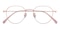 Shreveport Rose Gold Oval Metal Eyeglasses