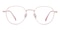 Shreveport Rose Gold Oval Metal Eyeglasses