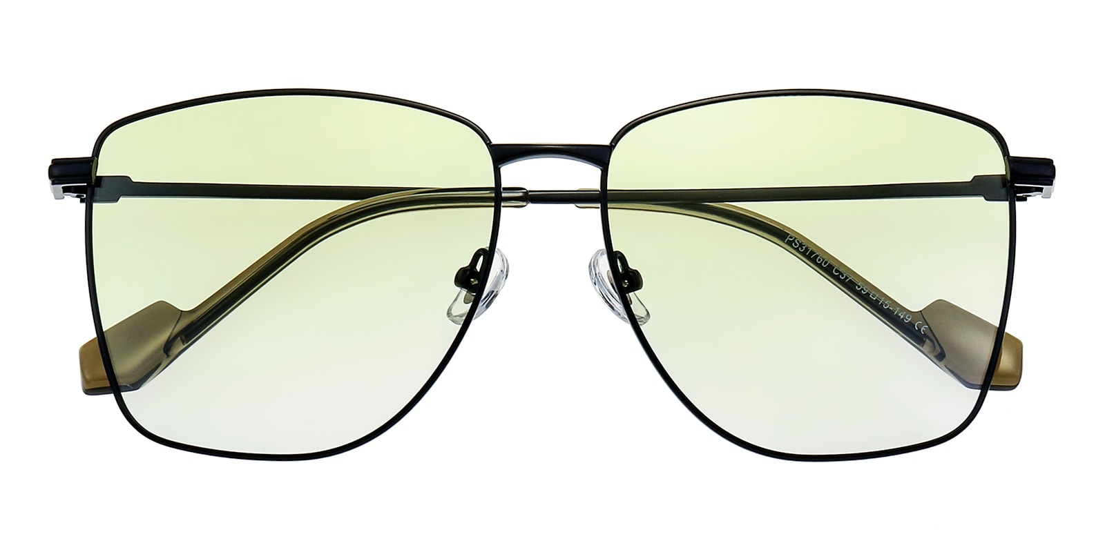 Denver Square Black Eyeglasses