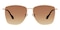 Denver Golden Square Metal Sunglasses