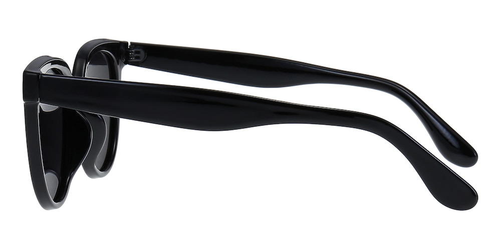 Betty Black Cat Eye Plastic Sunglasses