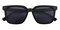 Collinsville Black Square TR90 Sunglasses