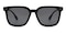 Collinsville Black Square TR90 Sunglasses