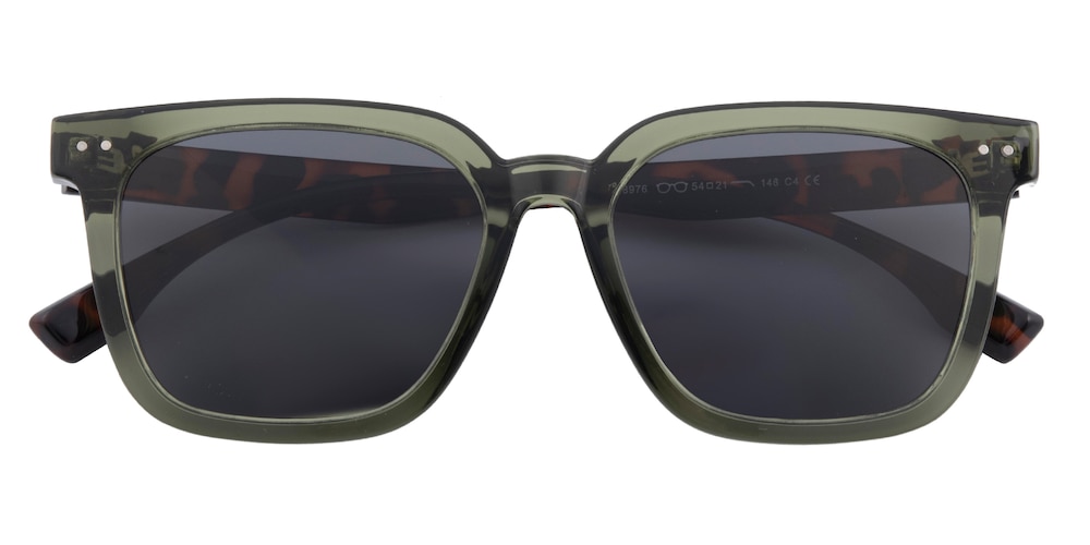 Collinsville Green/Tortoise Square TR90 Sunglasses