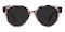 Gloria Petal Tortoise Oval Acetate Sunglasses