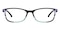 Erin Black/Floral Rectangle TR90 Eyeglasses