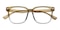 FortMyers Brown/Gray Square TR90 Eyeglasses