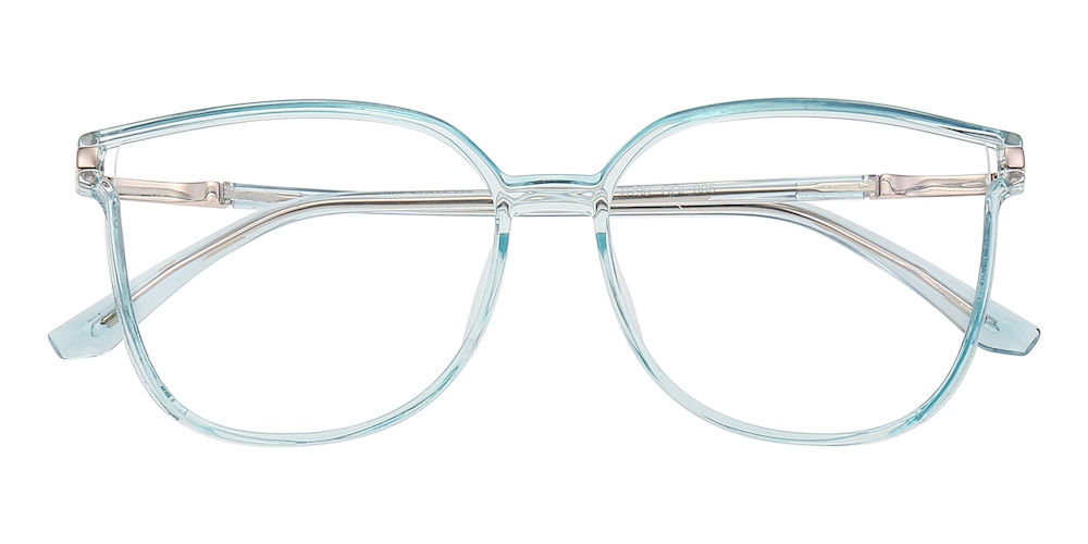 Coral Pastel Blue Cat Eye TR90 Eyeglasses