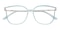 Coral Pastel Blue Cat Eye TR90 Eyeglasses
