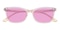 Ruby Purple/Champagne Cat Eye Acetate Sunglasses